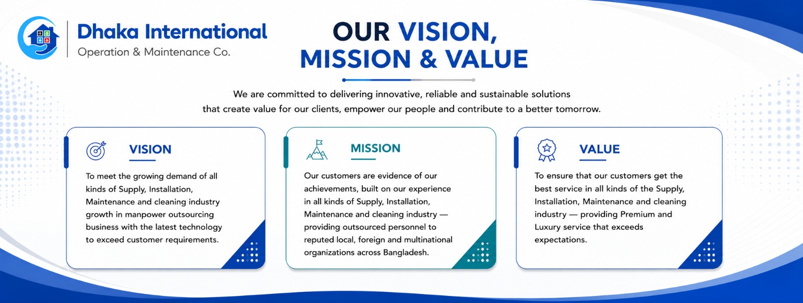 Vision, Value & Mission