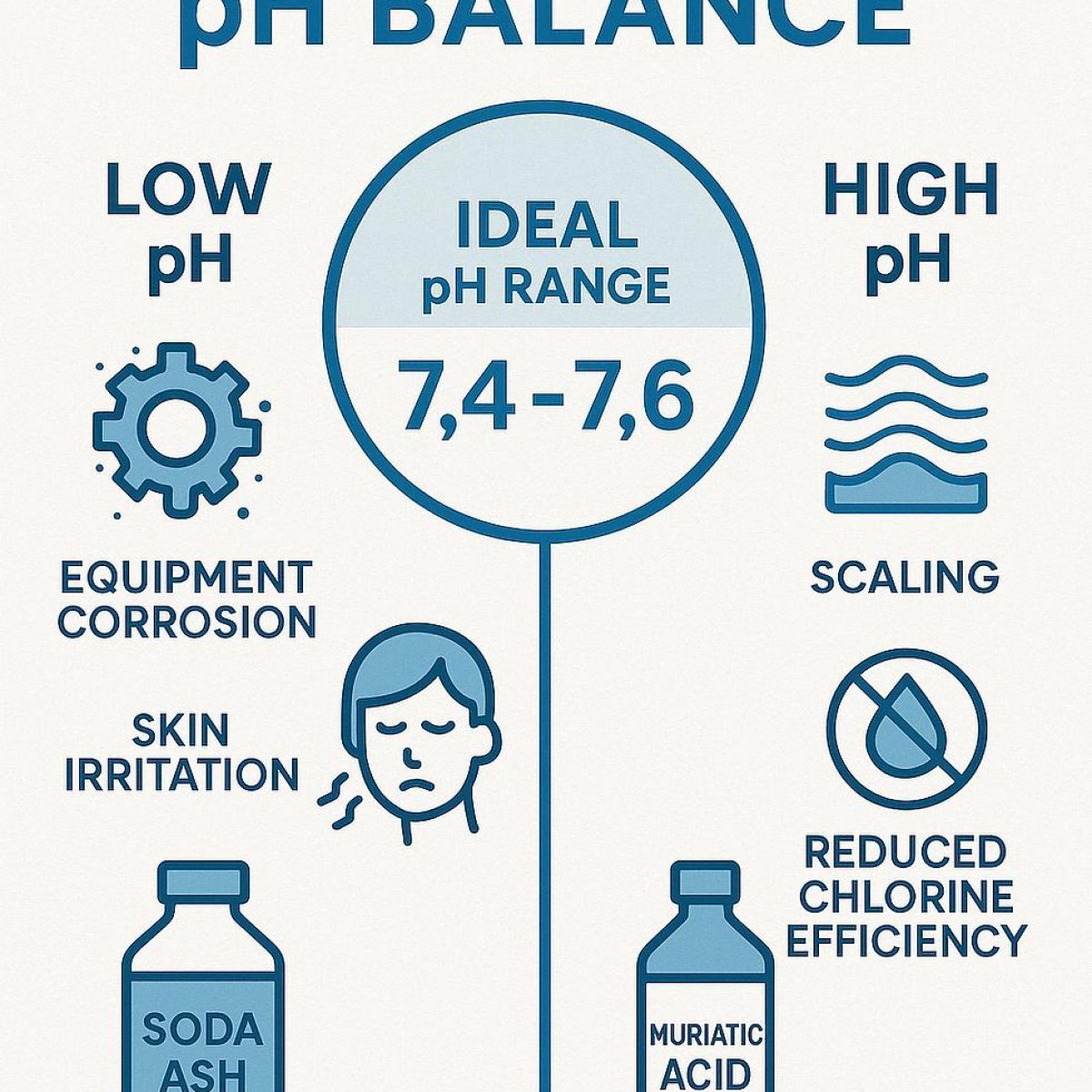Pool pH Increaser & pH Reducer