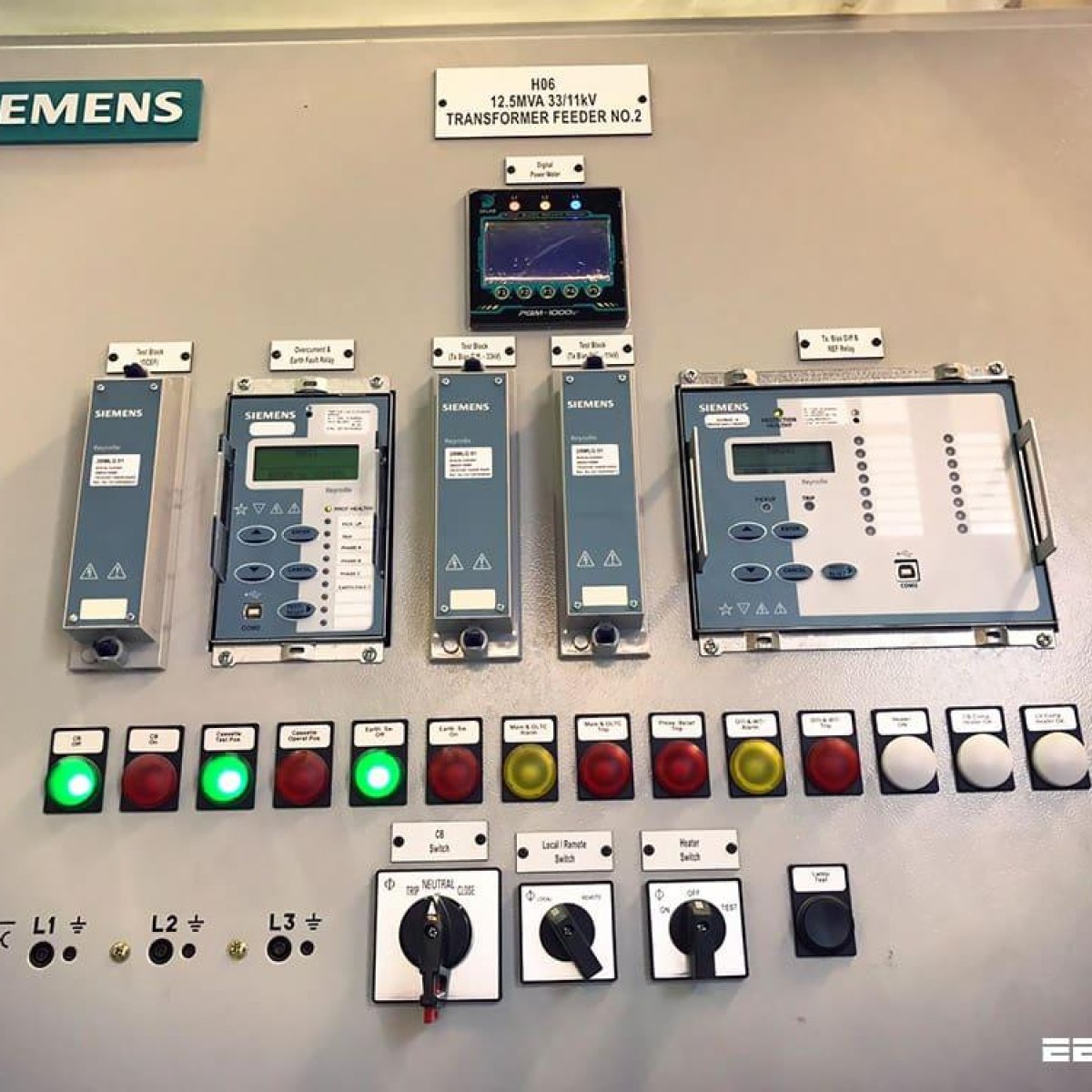 Protection and Metering Panel