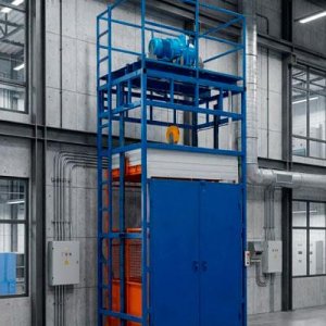 Traction freight lifts