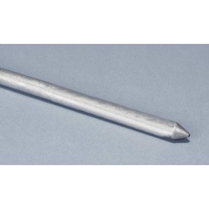 Galvanized steel ground rods