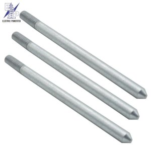 Galvanized steel ground rods