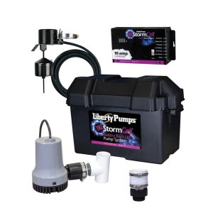 Battery backup sump