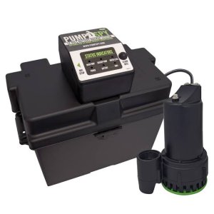 Battery backup sump