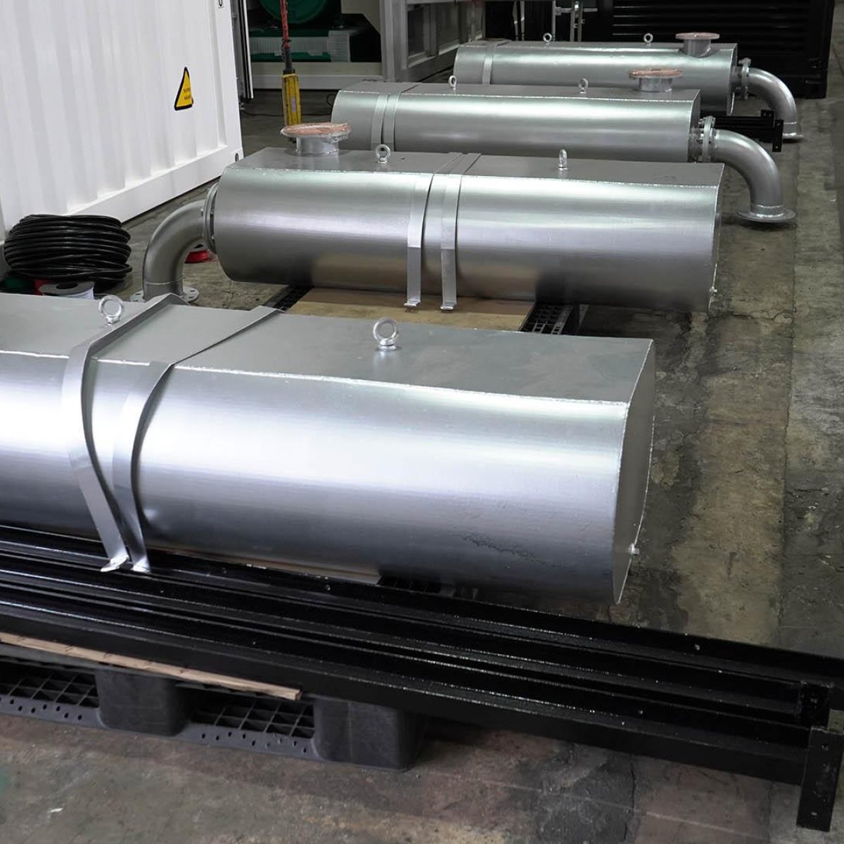 Gas Generator Exhaust Silencer System