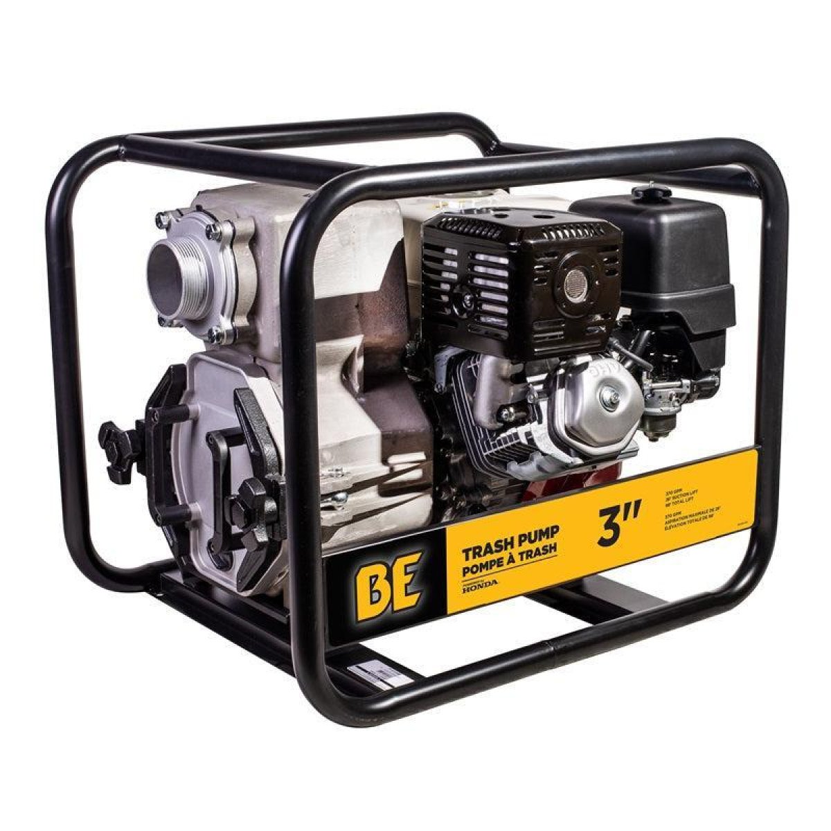 High-flow trash pumps
