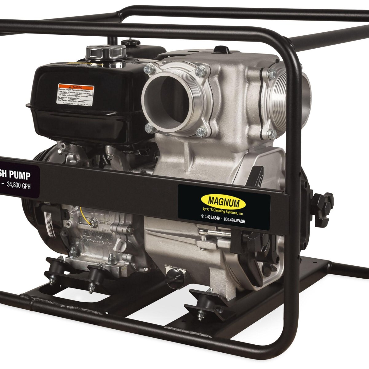 High-flow trash pumps