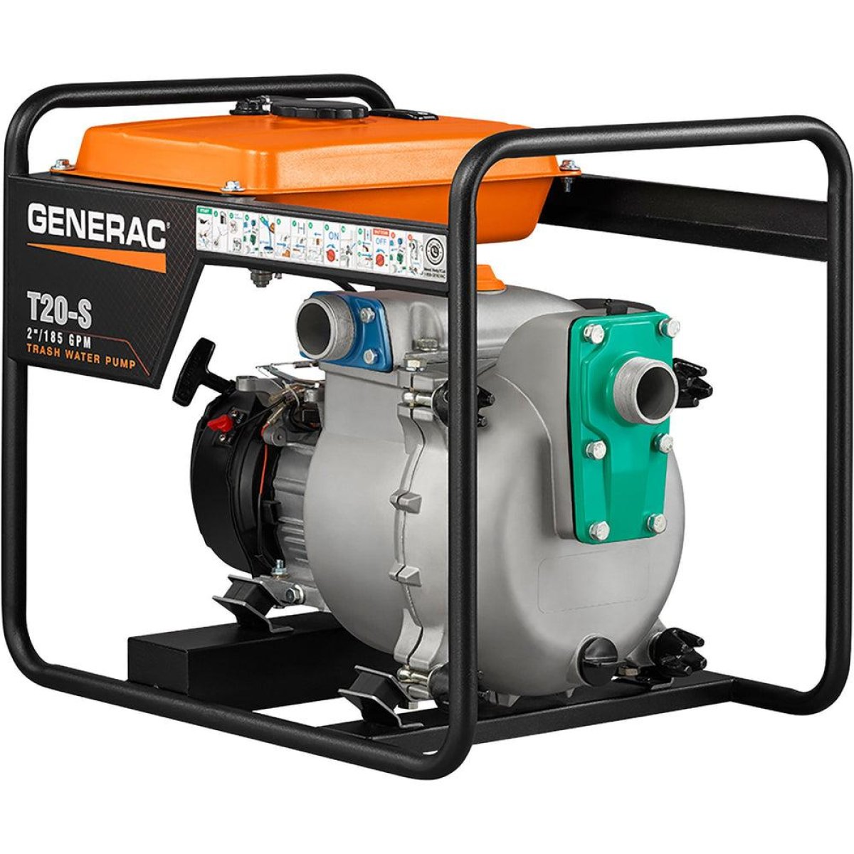 High-flow trash pumps