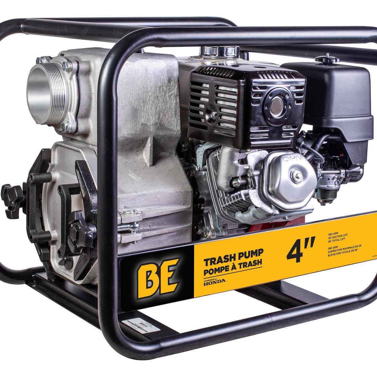 High-flow trash pumps