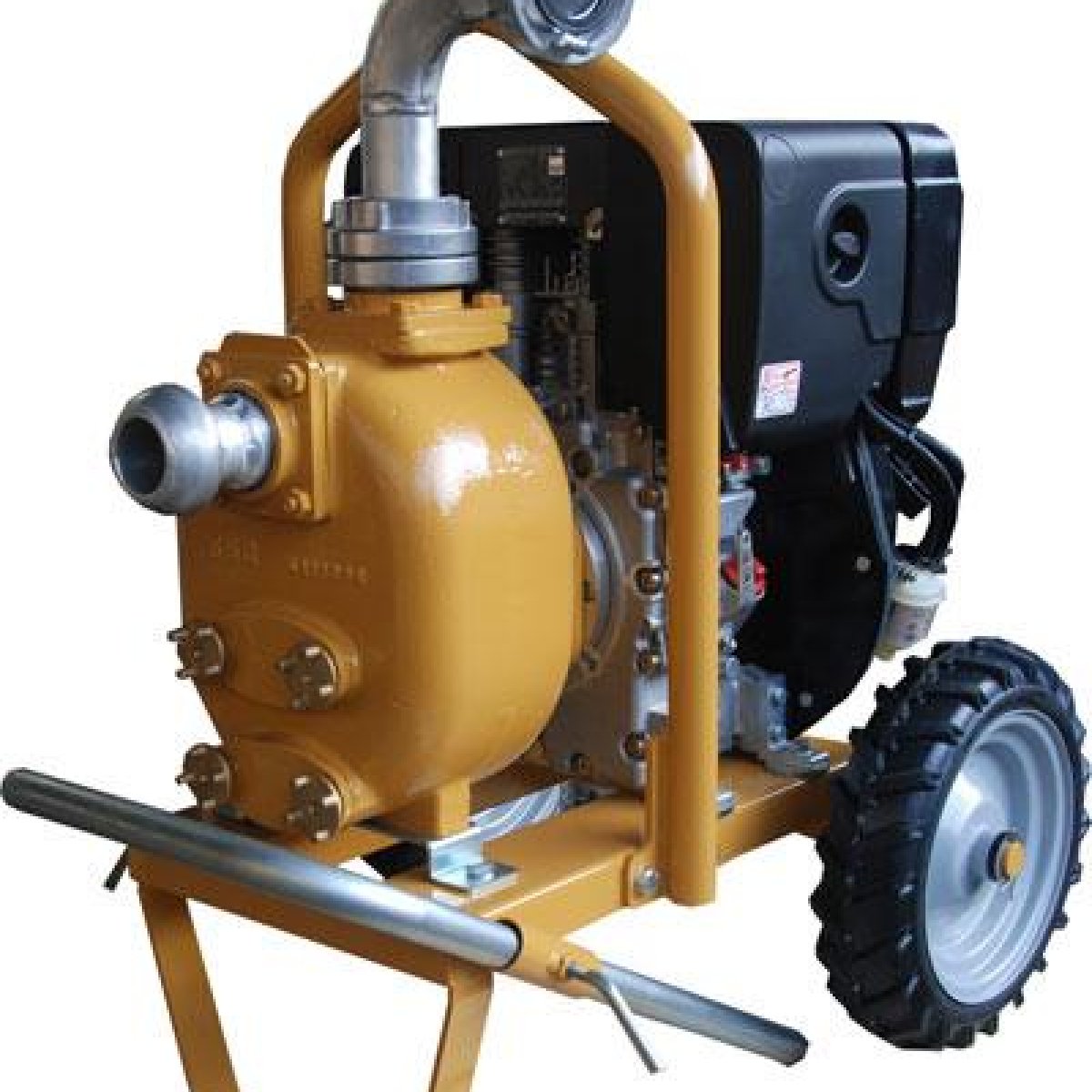 Self-priming trash pumps