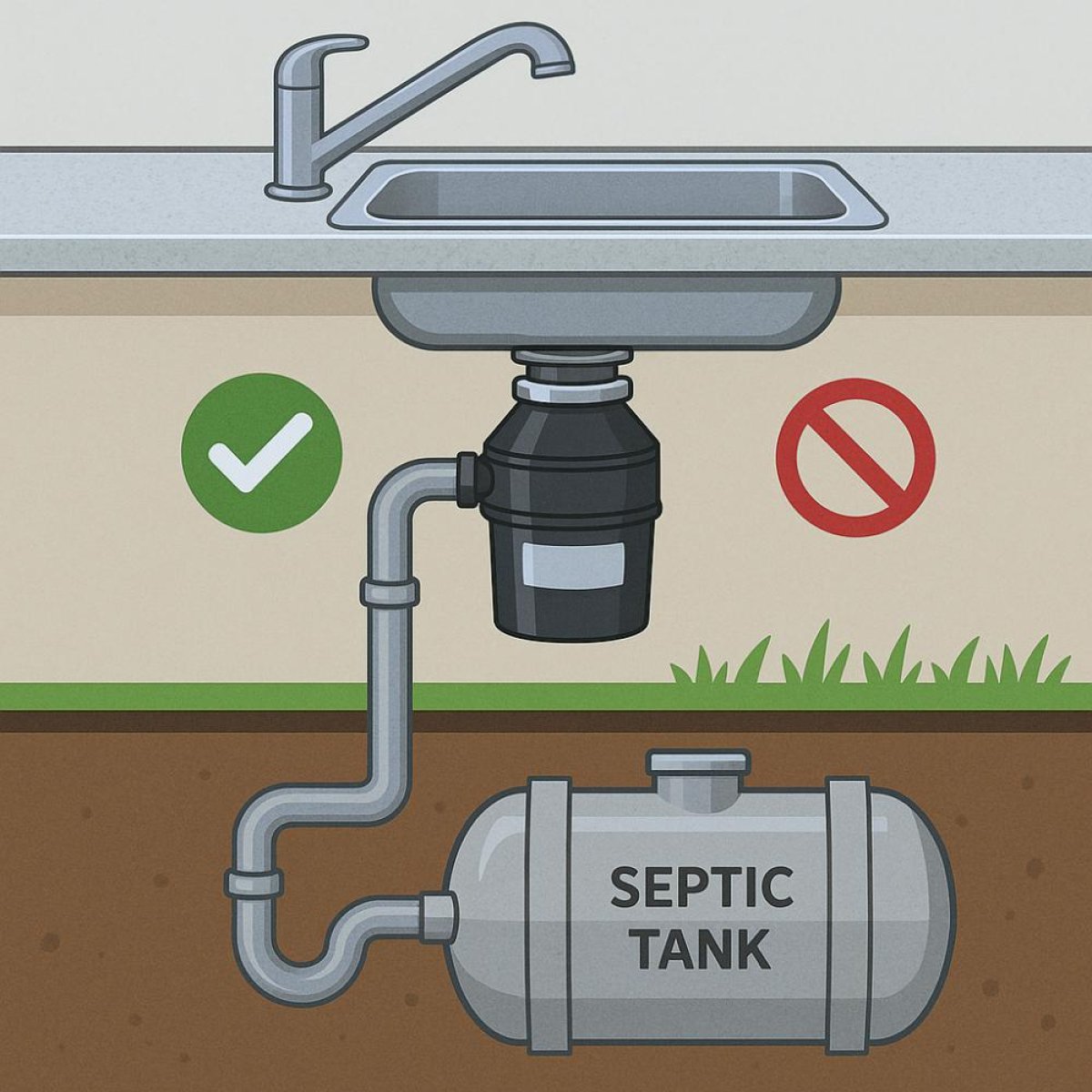 Septic waste disposal units