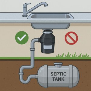 Septic waste disposal units