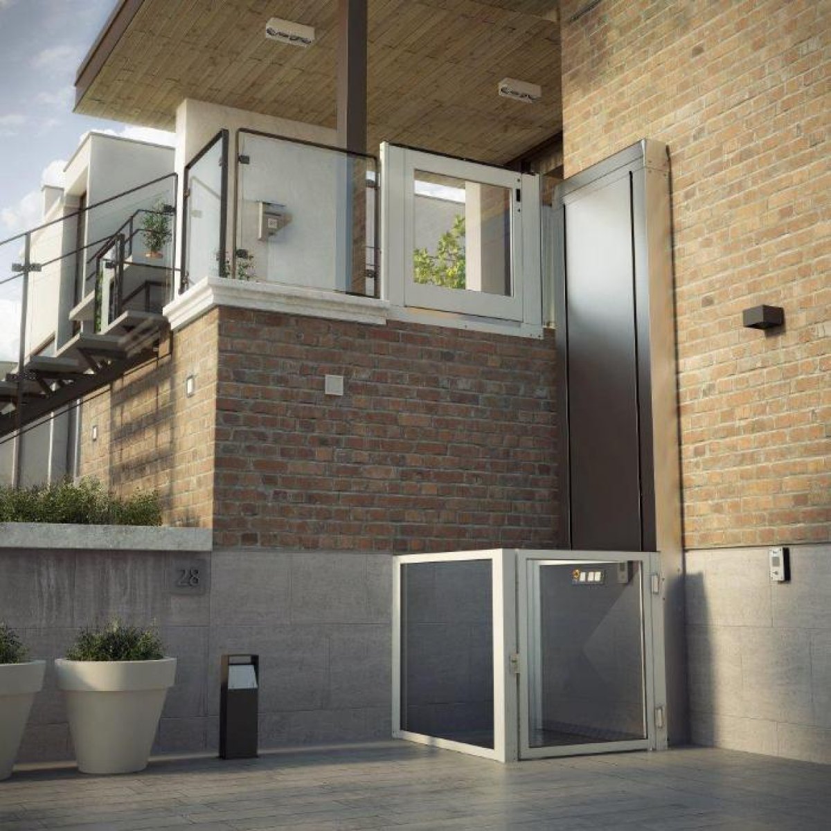 Outdoor Platform Wheelchair Lift