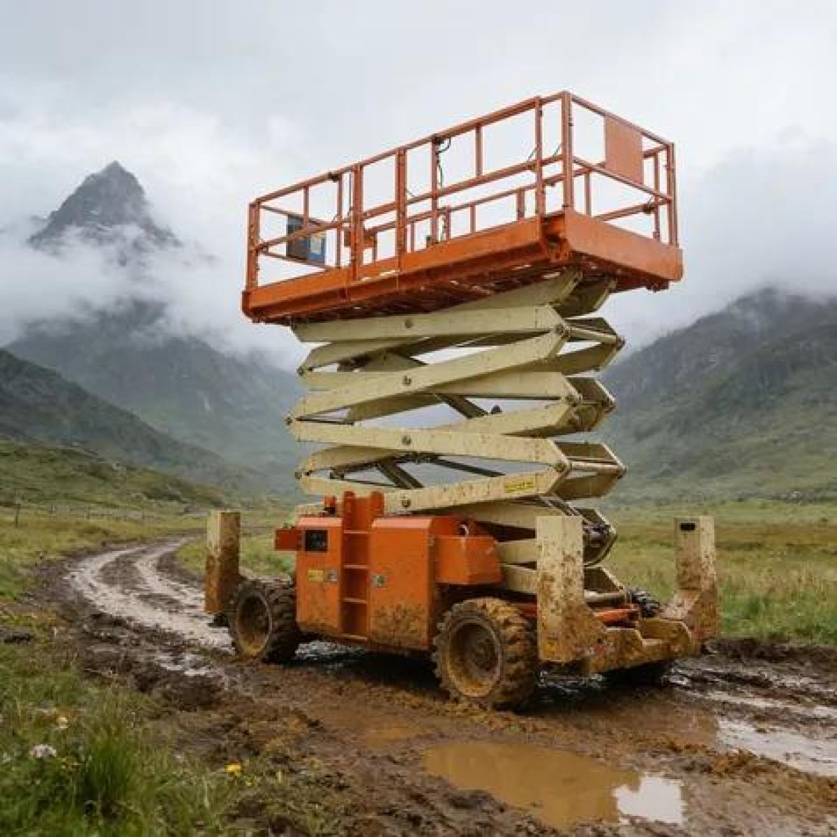 Rough Terrain Scissor Lift