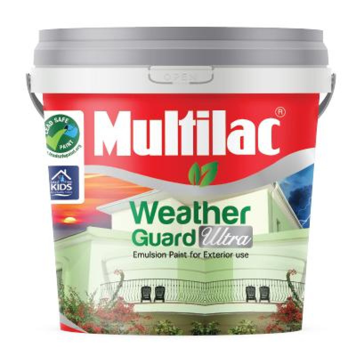 Exterior weatherproof paint