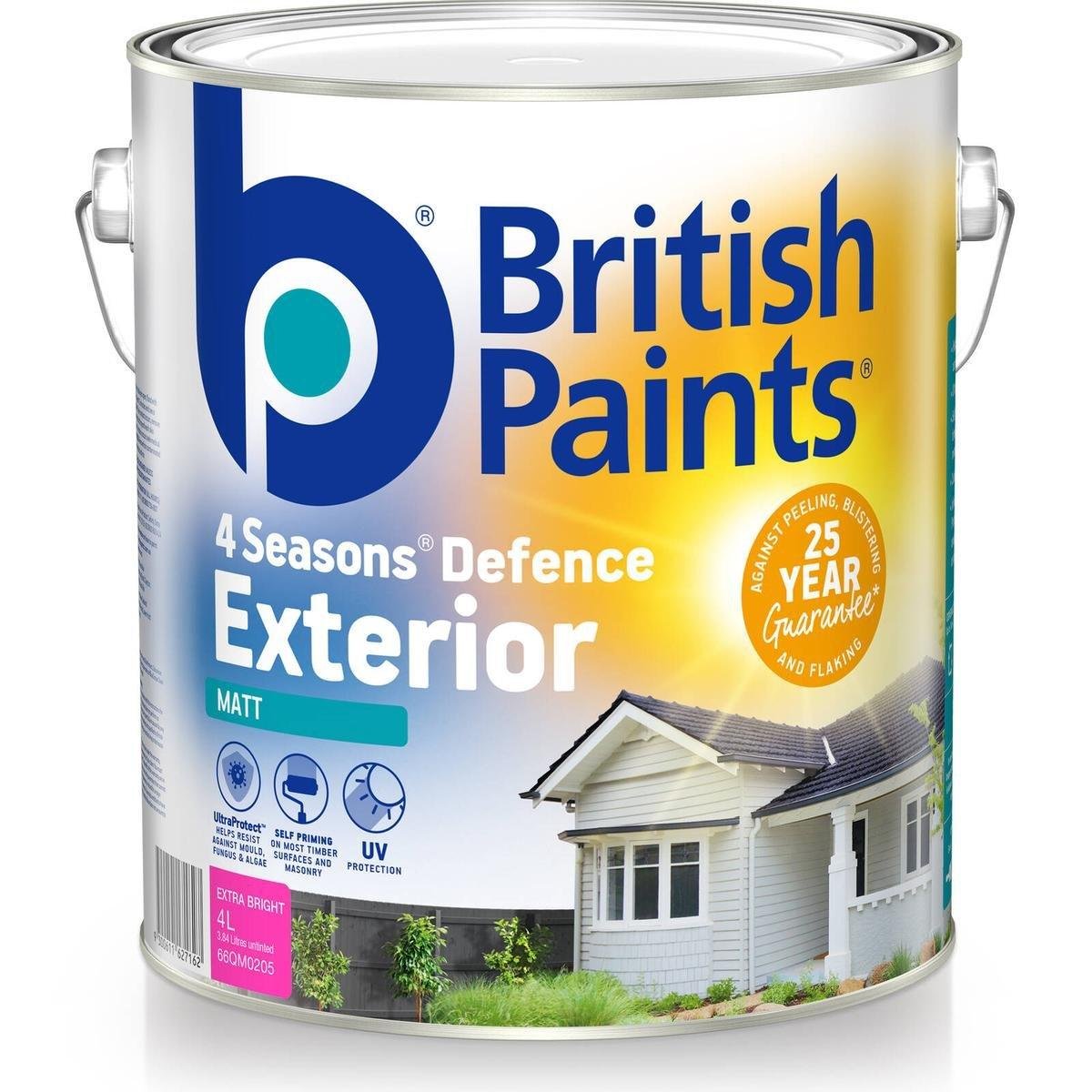 Exterior weatherproof paint