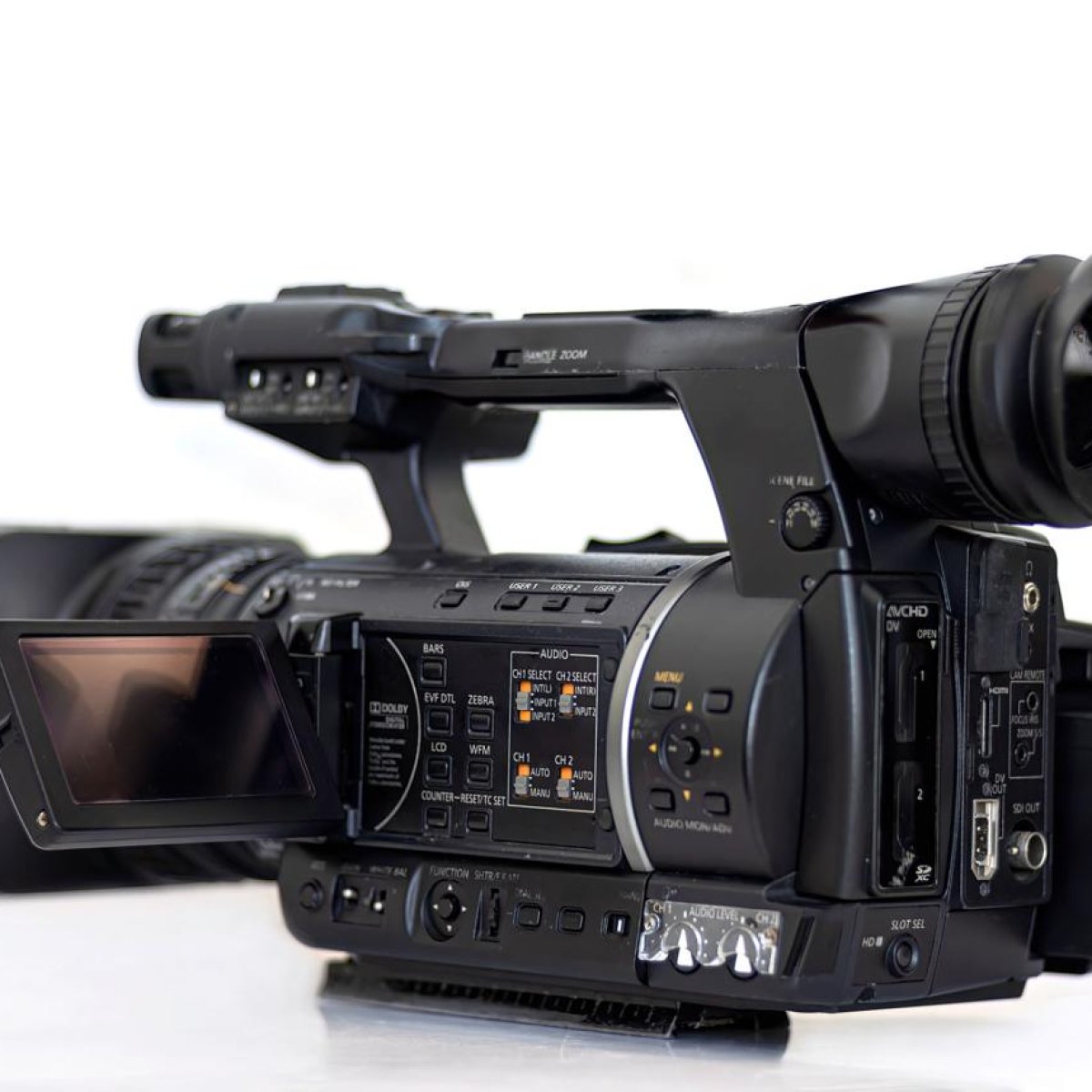 Professional video cameras