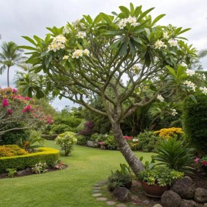 🌸 Frangipani Tree