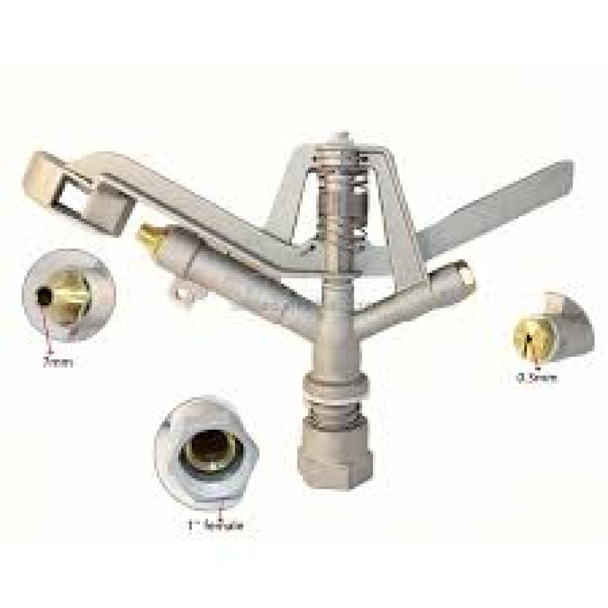 Garden Metallic Impact Sprinkler