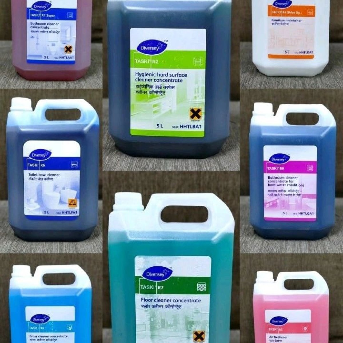 Diversey TASKI R2, (5-liter hygienic hard surface cleaner concentrate)
