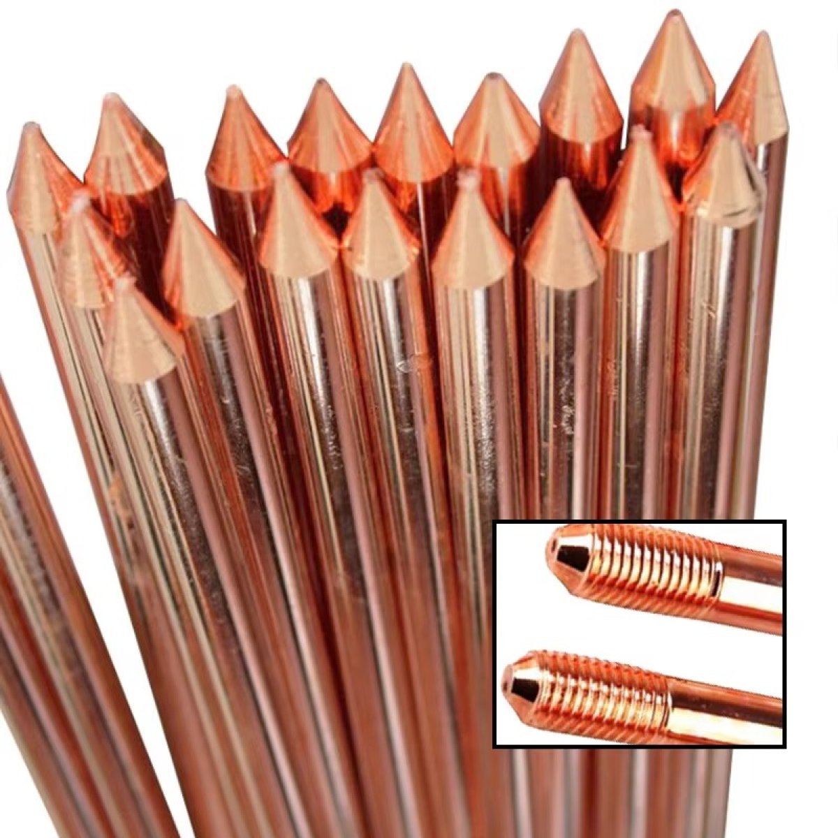 Copper Lightning Rod / Conventional Air Terminal
