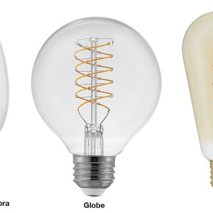 Indoor/Outdoor LED light bulb and fixture types