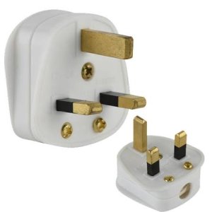3-Pin Plug Top (Type G Square Pin)