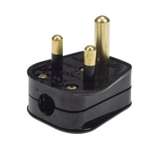 3-Pin Plug Top (Type D / M Round Pin)