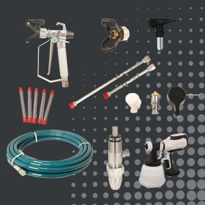 Air hose and spray accessories