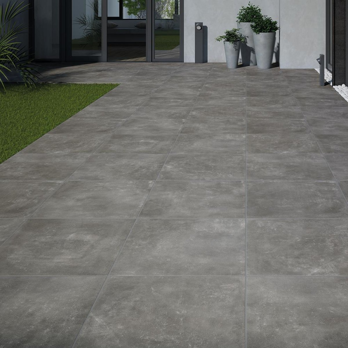 Anti-slip ceramic