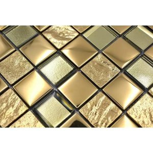 Decorative glass tiles