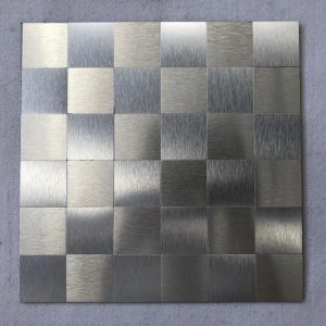 Metal mosaic tiles