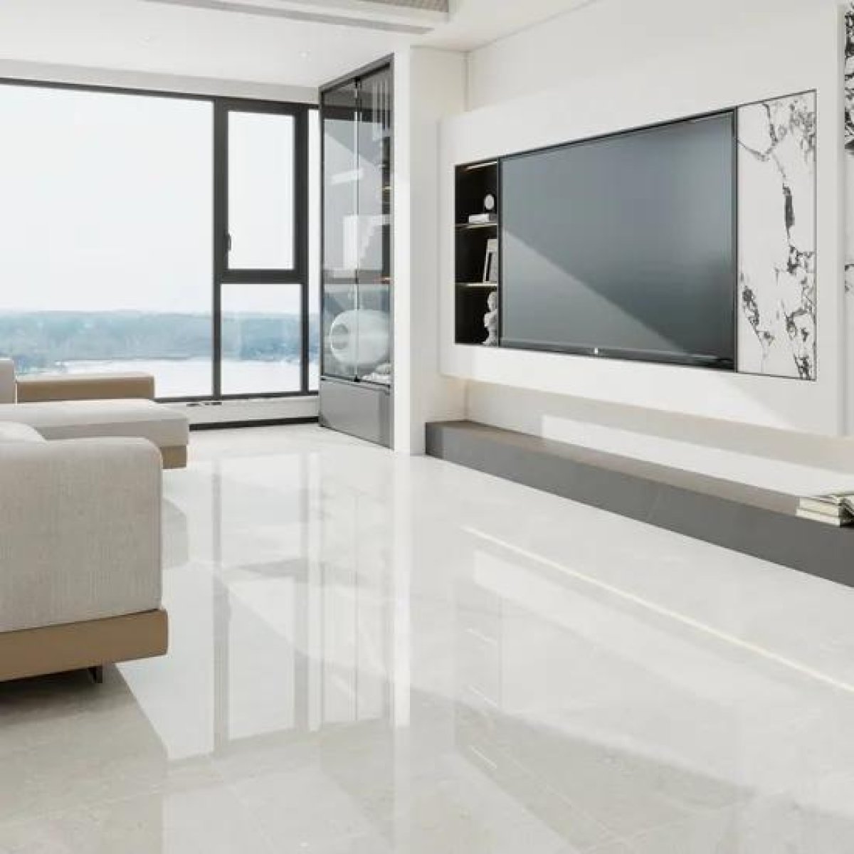 Polished Porcelain Tiles