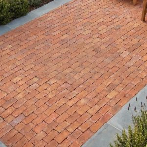 Terracotta paving tiles