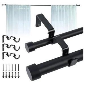 Curtain rods and brackets