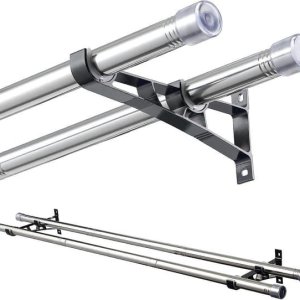 Curtain rods and brackets