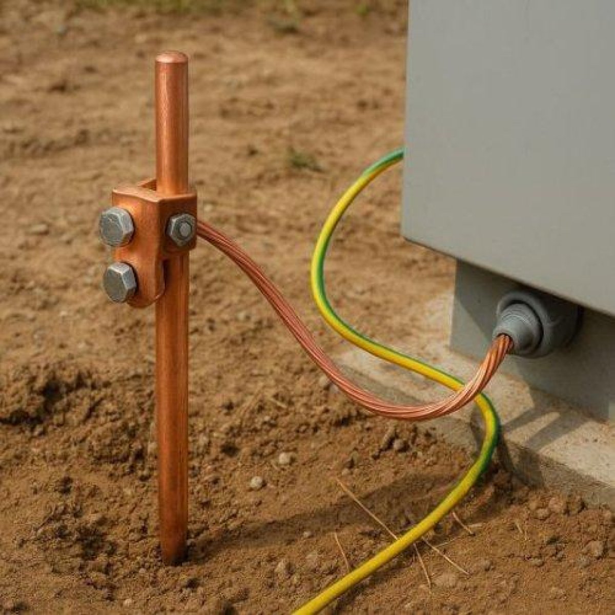 Copper-Bonded Earth Rod