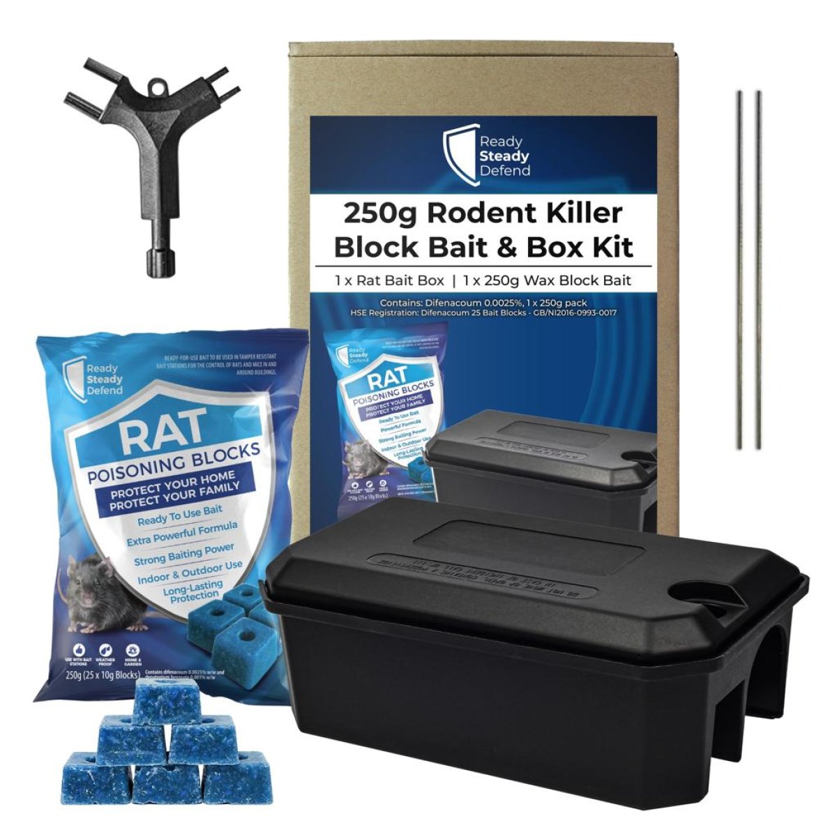 Rodent Bait Blocks