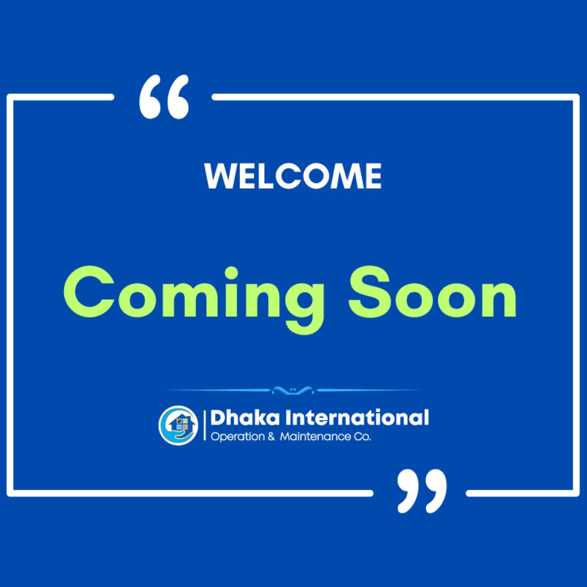 Welcome