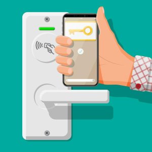 Smartphone Access Control Door Lock