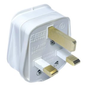 3-Pin Plug Top (Type G Square Pin)