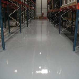Epoxy floor coating