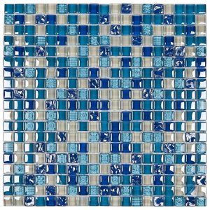 Decorative glass tiles