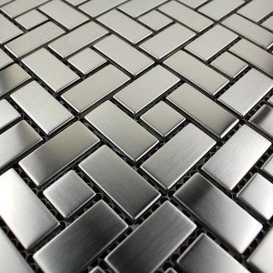 Metal mosaic tiles