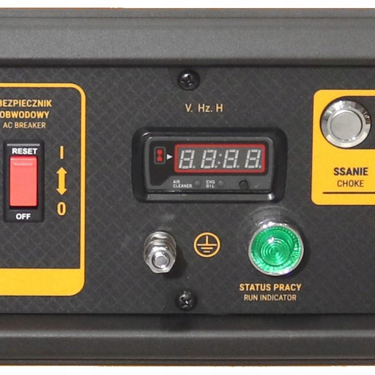 The control panel