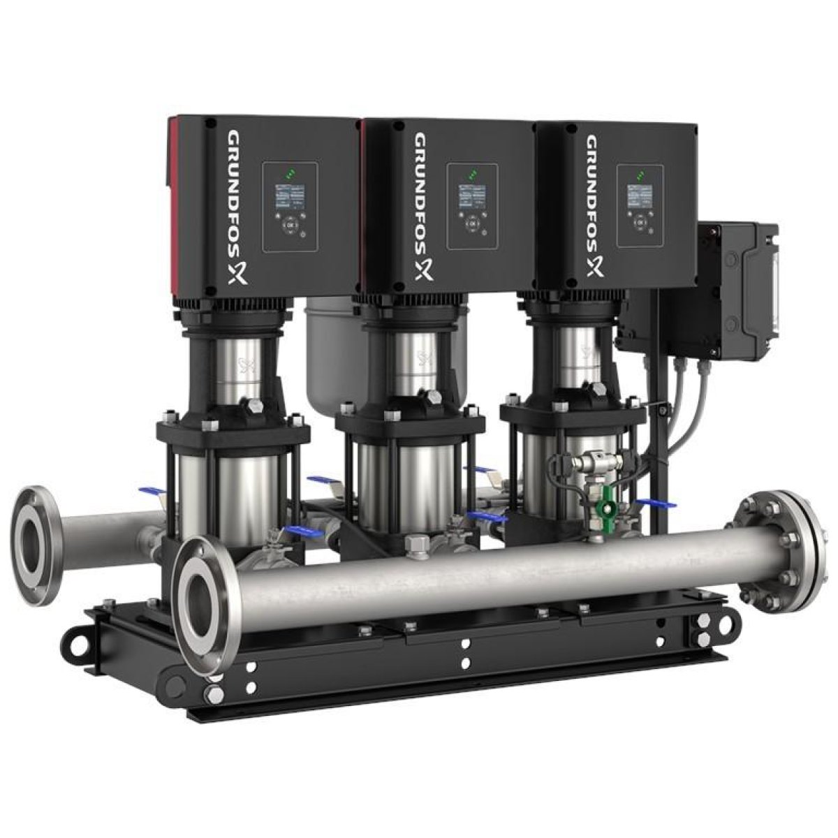 Multi-stage booster pumps