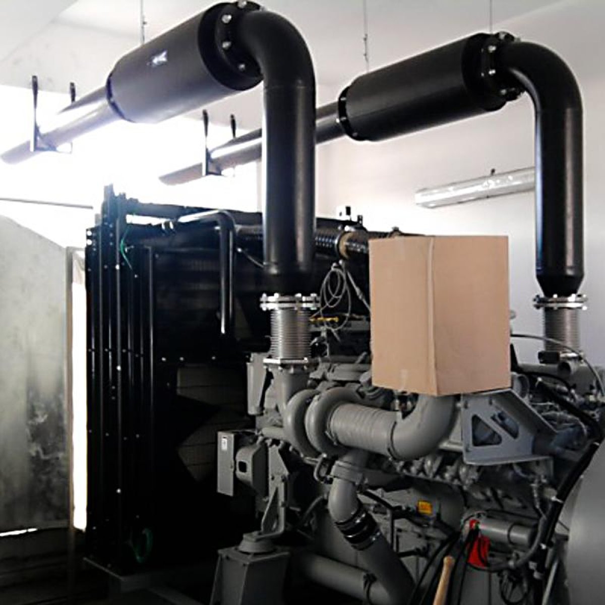 Gas Generator Exhaust Silencer System