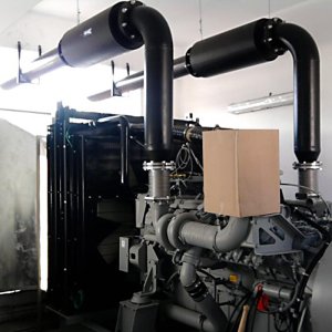 Gas Generator Exhaust Silencer System