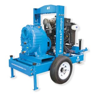 High-flow trash pumps