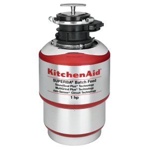 Batch feed garbage disposal units